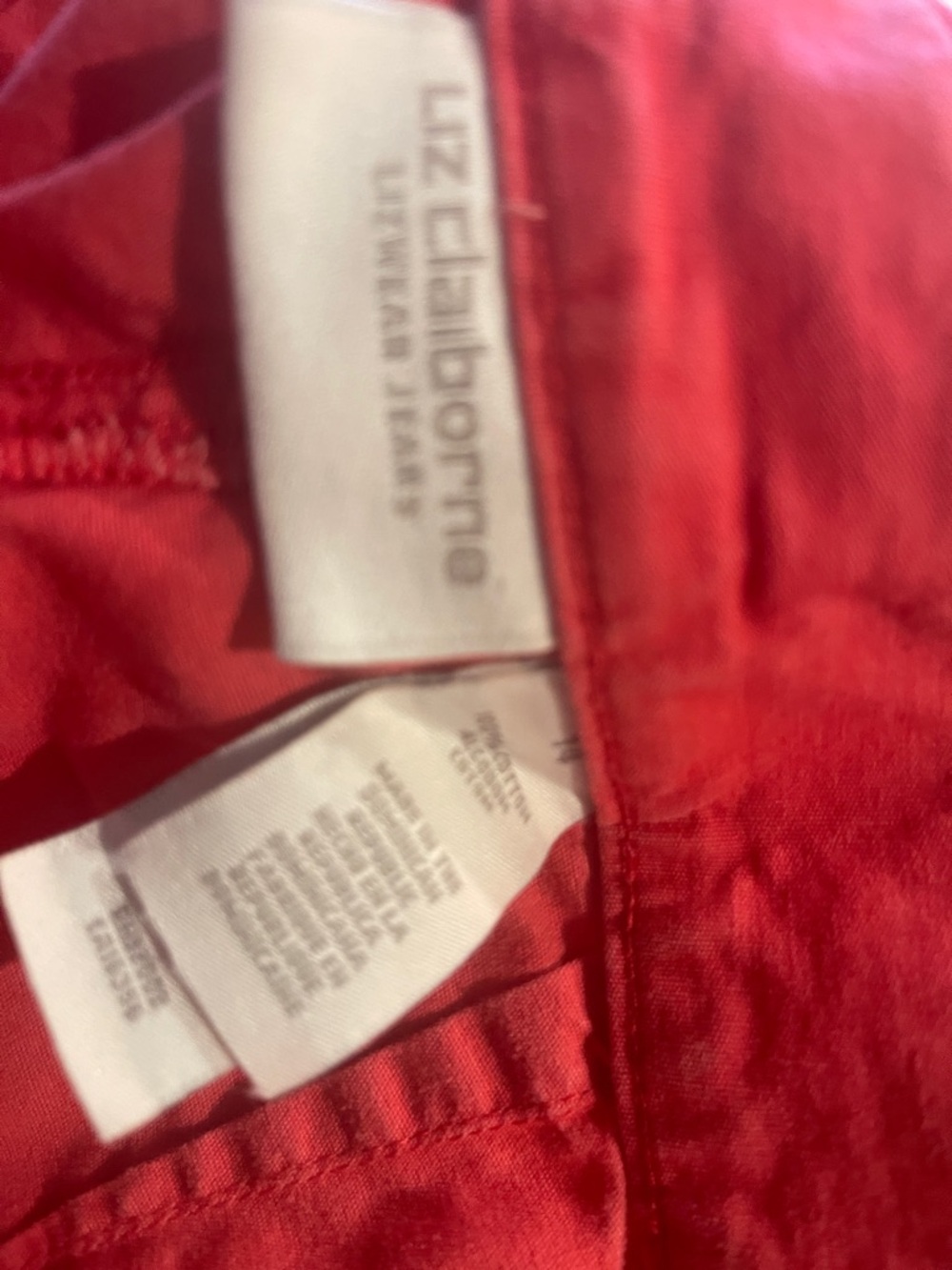 Liz Claiborne Red Women's Top